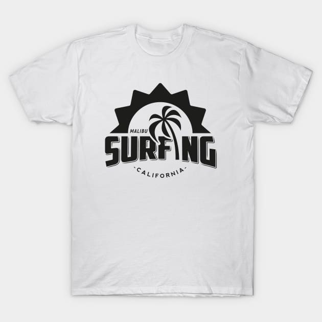 Surfing California T-Shirt by Dosunets